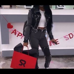 Gsuwoo 2pc Denim Set